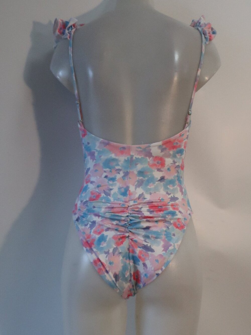Womens LoveShackFancy Tibbie Multicolor Floral (Item- 33) One Piece Swimsuit XS - Picture 5 of 7